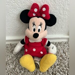 Walt Disney Minnie Mouse Plush Stuffed Animal Original Genuine